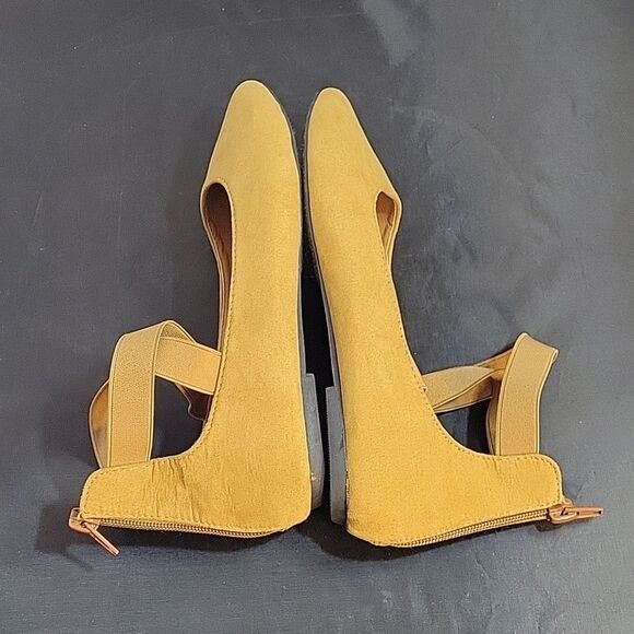 BRAND NEW TWISTED SLIP IN  STEP OUT  ELASTIC CROSS STRAP CLOSED TOE BALL… - Picture 12 of 14